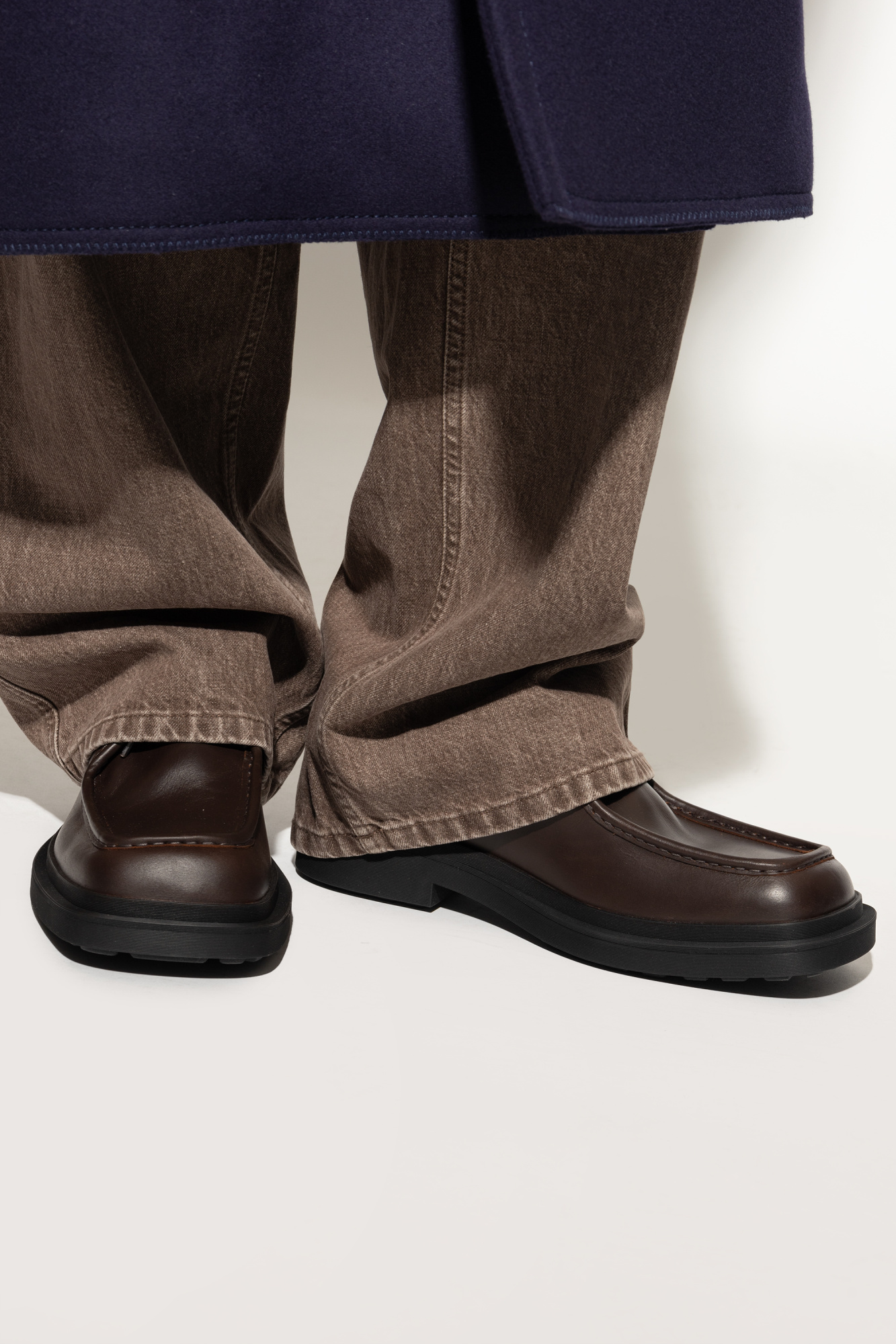 Brown Leather shoes `Ben` Bottega Veneta - Vitkac Canada